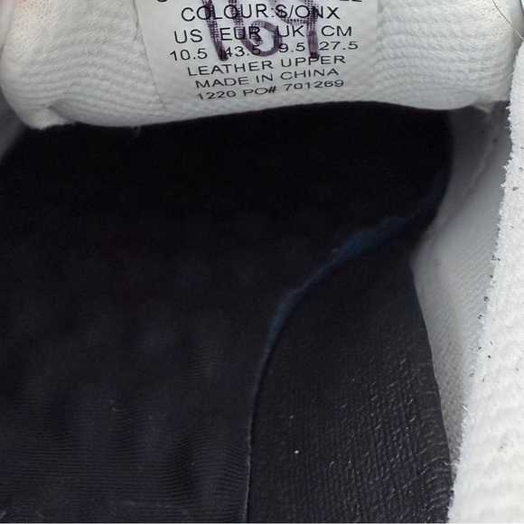 G/Fore Men’s Gallivanter Golf Shoes 10.5 White Snow Onyx Debossed Skull & T’s - Picture 9 of 11